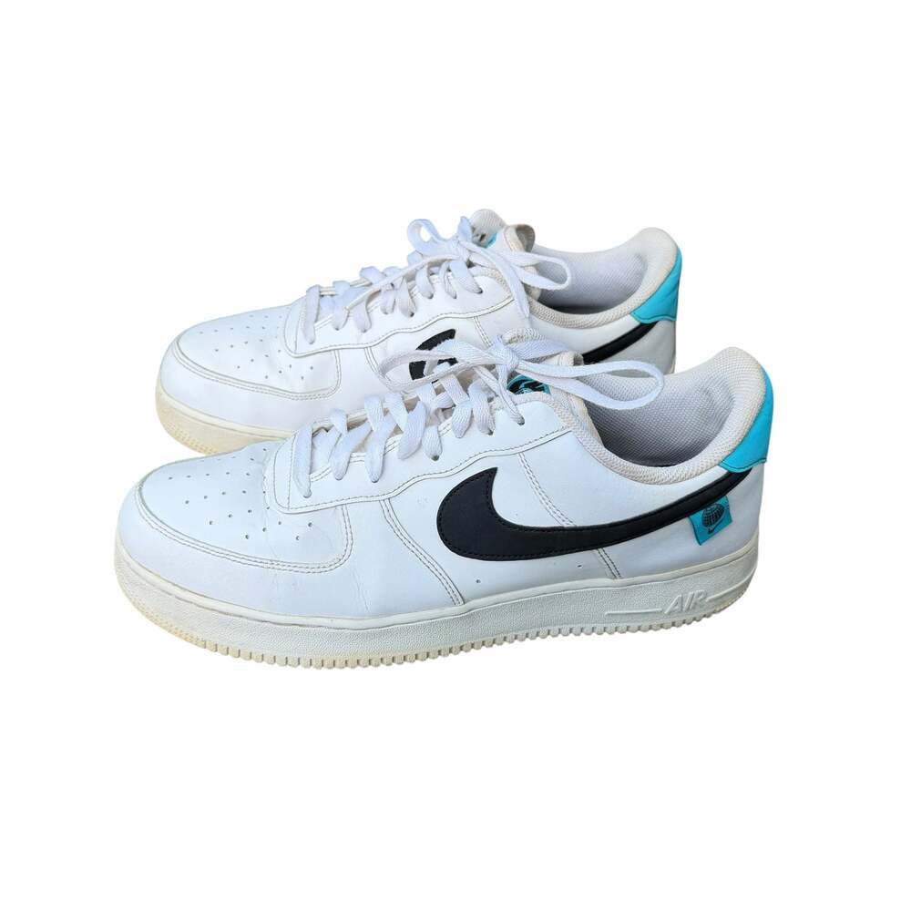 Size 13 Nike Air Force 1 Low Worldwide White Black Blue